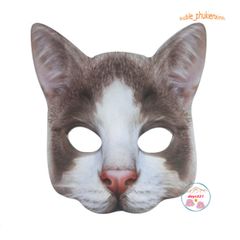 Mặt Nạ 3D Hình Mèo Nhật Bản Đen Trắng Dễ Thương Cho Lễ Hội, Cosplay - Phụ Kiện Độc Đáo Cho Trẻ Em và Người Lớn