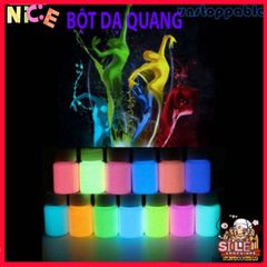Bộ 8 Chai Bột Màu Huỳnh Quang 15g - Sơn Phát Sáng Trong Bóng Tối, Chất Liệu An Toàn, Dùng Trong Nghệ Thuật Trang Trí