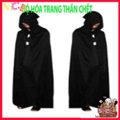 Bộ Trang Phục Halloween Thần Chết Đẳng Cấp - Y Phục Halloween Phong Cách Ma Cho Nam Nữ Với Họa Tiết Xương Đầu Lâu, Bộ Đồ Hóa Trang ấn Tượng