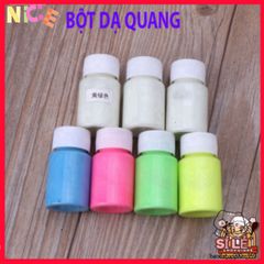 Bộ 8 Chai Bột Màu Huỳnh Quang 15g - Sơn Phát Sáng Trong Bóng Tối, Chất Liệu An Toàn, Dùng Trong Nghệ Thuật Trang Trí