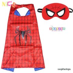 Bộ Trang Phục Halloween Áo Choàng Siêu Nhân Spider-Man và Công Chúa Elsa Cho Bé - Mặt Nạ Kèm Theo, Dành Cho Trẻ Từ 2-8 Tuổi
