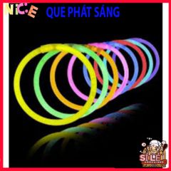 Bộ 100 Que Phát Sáng Dạ Quang Neon Nhiều Màu - Phụ Kiện Tiệc Đêm Vòng Tay Sáng Tạo Cho Sự Kiện Vui Chơi
