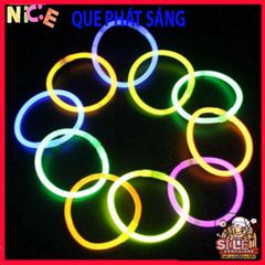 Bộ 100 Que Phát Sáng Dạ Quang Neon Nhiều Màu - Phụ Kiện Tiệc Đêm Vòng Tay Sáng Tạo Cho Sự Kiện Vui Chơi