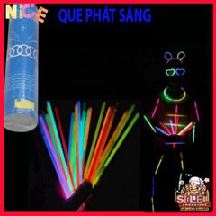 Bộ 100 Que Phát Sáng Dạ Quang Neon Nhiều Màu - Phụ Kiện Tiệc Đêm Vòng Tay Sáng Tạo Cho Sự Kiện Vui Chơi