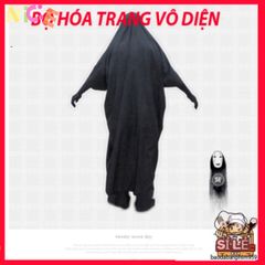Bộ Hóa Trang Áo Choàng Đen và Mặt Nạ Vô Diện VBJ80 - Phong Cách Spirited Away cho Người Lớn và Trẻ Em