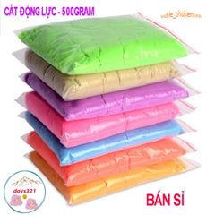 Cát Động Lực 500g An Toàn Cho Trẻ Em - Cát Sinh Học Tạo Tạo Sáng Tạo, Dễ Dàng Tái Sử Dụng