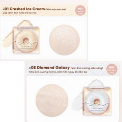 Phấn Bắt Sáng Judydoll 4g - Phấn Trang Điểm Ánh Nhũ Lấp Lánh, Hiệu Ứng Rạng Rỡ, Chất Phấn Mịn, Dễ Dàng Tán Bám Da