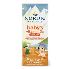 Nordic Naturals Vitamin D3 cho Trẻ Sơ Sinh - Hỗ Trợ Phát Triển Xương Khỏe Mạnh và Giấc Ngủ Tốt - Hộp 22,5ml