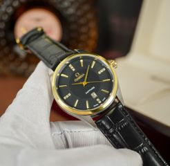 Đồng hồ đeo tay Omega B401 - Máy Pin Thụy Sĩ, Thương hiệu cao cấp, Phong cách lịch lãm cho nam giới