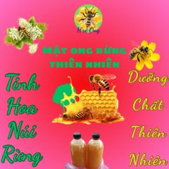 Mật Ong Rừng Nguyên Chất 100% - Sản Phẩm Tự Nhiên Kháng Viêm Đặc Biệt Từ Bình Định, Hỗ Trợ Tăng Cường Đề Kháng