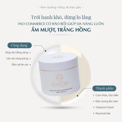 Kem Dưỡng Trắng Da Body Tế Bào Gốc Rmon White Cream 200ml - Làm Sáng Da, Mờ Thâm Nâu, Chất Kem Mượt Mà, Hàn Quốc Chất Lượng Cao