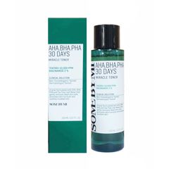 Nước Hoa Hồng AHA-BHA-PHA 30 Days Miracle Toner 150ml - Giúp Làm Sạch Da, Ngăn Mụn, Phù Hợp Mọi Loại Da - Chính Hãng Some By Mi