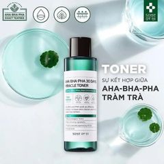 Nước Hoa Hồng AHA-BHA-PHA 30 Days Miracle Toner 150ml - Giúp Làm Sạch Da, Ngăn Mụn, Phù Hợp Mọi Loại Da - Chính Hãng Some By Mi