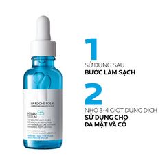 Serum Dưỡng Phục Hồi Da La Roche-Posay Hyalu B5 30ml - Cấp ẩm, Giảm Nếp Nhăn, Tái Tạo Da Mịn Màng Chính Hãng, Dưỡng Da Đặc Biệt cho Tất Cả Loại Da