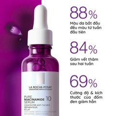 Tinh Chất Dưỡng Sáng Da La Roche-Posay Pure Niacinamide 10 Serum 30ml - Làm Sáng Da, Giảm Thâm Mụn, Chính Hãng nổi tiếng
