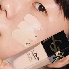 Kem Nền Yves Saint Laurent YSL All Hours LC2 - Luminous Matte Tự Nhiên, Che Khuyết Điểm Tuyệt Hảo, Chính Hãng