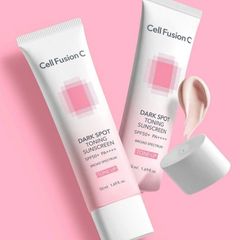 Kem Chống Nắng Cell Fusion C Toning Sunscreen 100 SPF50+ - Nâng Tông Da Hồng, Dưỡng Ẩm, Phù Hợp Mọi Loại Da, Chính Hãng