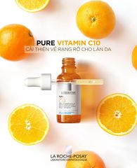 Serum La Roche-Posay Pure Vitamin C10 30ml - Dưỡng Sáng Da, Giảm Nếp Nhăn, Chăm Sóc Da Nhạy Cảm Chính Hãng