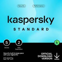 Kaspersky Standard 1 Năm - Giấy Phép Toàn Cầu, Bảo Vệ Chống Virus, Malware, Ransomware và Nguy Cơ Trực Tuyến cho Windows, macOS, Android