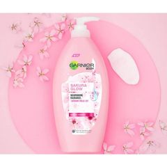Sữa Dưỡng Thể Trắng Da Garnier Sakura White Body Serum Milk UV - Chăm Sóc Da Chất Lượng Cao với Chiết Xuất Hoa Anh Đào Nhật Bản