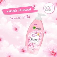 Sữa Dưỡng Thể Trắng Da Garnier Sakura White Body Serum Milk UV - Chăm Sóc Da Chất Lượng Cao với Chiết Xuất Hoa Anh Đào Nhật Bản