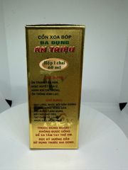 Cồn Xoa Bóp Đa Dụng An Triệu 60ml - Giảm Đau Nhức Hiệu Quả, Hỗ Trợ Sức Khỏe và Phục Hồi Tự Nhiên, Chính Hãng