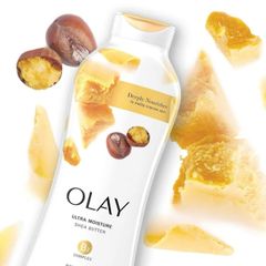 Sữa Tắm Olay Ultra Moisture Shea Butter 650ml – dưỡng ẩm sâu, mềm da