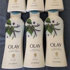 Sữa Tắm Olay Outlast Birch Water & Lavender 650ml – Thư Giãn, Dịu Mát Da với Hương Tươi Mát Naturals