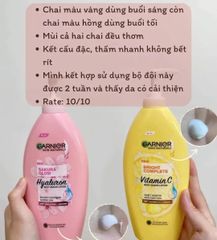 Sữa Dưỡng Thể Garnier Body Lotion 400ml - Làm Trắng Da, Cấp Ẩm, Chống Lão Hóa, Duy Trì Độ Mịn Màng  - Sản Phẩm Chính Hãn