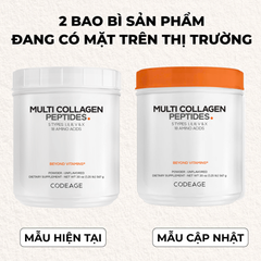 Bột Collagen Codeage Hydrolyzed Multi Collagen Peptides 567g - Sản phẩm bổ sung collagen thủy phân, có 5 loại collagen cần thiết cho sức khỏe da và khớp