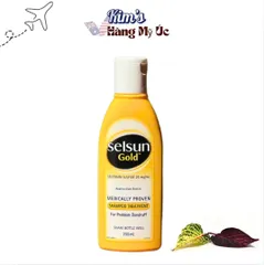 Dầu gội Selsun Gold trị gàu & nấm da đầu - Giảm ngứa, rát, ngăn ngừa tái phát, hiệu quả kiểm chứng y tế