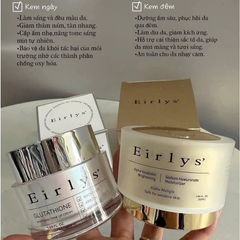 Kem Dưỡng Trắng Da Tone Up Eirlys' Glutathione 50ml – Vitamin C, Arbutin, Dưỡng ẩm, Da Mịn Màng, Rạng Rỡ Hàng Ngày