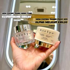 Kem Dưỡng Trắng Da Tone Up Eirlys' Glutathione 50ml – Vitamin C, Arbutin, Dưỡng ẩm, Da Mịn Màng, Rạng Rỡ Hàng Ngày