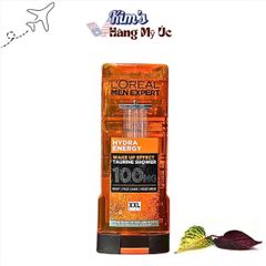 Sữa Tắm Gội 3 Trong 1 L'Oréal Men Expert Hydra Energetic - Hiệu Ứng Tăng Năng Lượng, Hương Gỗ Tươi Mát Cho Nam 400ml