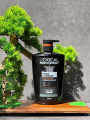 Sữa Tắm L'Oréal Men Expert Pure Carbon 5 Trong 1 - Làm Sạch Da, Tóc, Mặt & Hỗ Trợ Cạo Râu, Giữ Ẩm Nhẹ Nhàng (1 Lít)