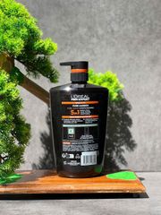 Sữa Tắm L'Oréal Men Expert Pure Carbon 5 Trong 1 - Làm Sạch Da, Tóc, Mặt & Hỗ Trợ Cạo Râu, Giữ Ẩm Nhẹ Nhàng (1 Lít)