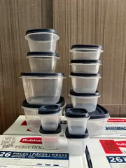 Bộ Hộp Đựng Thực Phẩm Rubbermaid 26 Miếng An Toàn - Hộp Nhựa BPA-Free Đa Năng Cho Bếp, Tiện Lợi Sử Dụng Trong Tủ Lạnh Và Lò Vi Sóng
