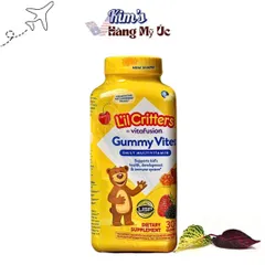 Kẹo Dẻo Bổ Sung Vitamin L'il Critters Gummy Vites 300 Viên - Hỗ Trợ Sức Khỏe Toàn Diện Cho Trẻ Em Từ 2 Tuổi