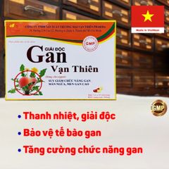 Giải Độc Gan Xuân Quang - Viên Uống Bổ Gan Từ Thiên Nhiên Hỗ Trợ Thanh Nhiệt, Cải Thiện Chức Năng Gan, Dưỡng Da Hàng Ngày