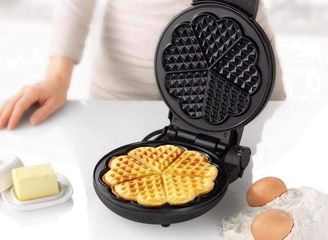 Máy Nướng Bánh Waffle Bomann 1200W - Điều Chỉnh Nhiệt Độ, Dễ Vệ Sinh, Khay Chống Dính, Gia Đình Ngon Miệng