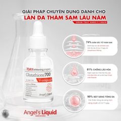 Serum Trắng Da Angel's Liquid 7 Day Glutathione 700 V-ampoule 30ml - Hỗ Trợ Làm Sáng Da, Giảm Nám, Chống Oxy Hóa Chính Hãng Hàn Quốc