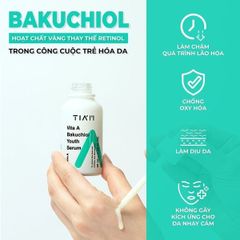 Tinh Chất Dưỡng Da Ngừa Lão Hóa Tiam Vita A Bakuchiol Youth Serum 40ml - Serum Chất Lượng Cao Từ Hàn Quốc, Giúp Trẻ Hóa Làn Da
