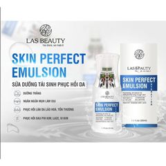 Kem Dưỡng Trắng Da Rong Nho Nhật Bản Las Beauty Skin Perfect Emulsion 50ml - Sáng Mịn, Cung Cấp Độ Ẩm, Phục Hồi Da Tươi Trẻ