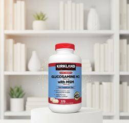 (100 viên) Viên Uống Bổ Sung Kirkland Signature Glucosamine HCL 1500mg & MSM 1500mg - Chăm Sóc Xương Khớp, 375 Viên Mỹ chính hãng
