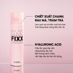 Xịt Khóa Nền So Natural Make Up Setting Fixx 75ml - Giữ Lớp Trang Điểm Lâu Trôi, Kiểm Soát Dầu, Phun Sương Mịn, Hồng Nhạt Chính Hãng
