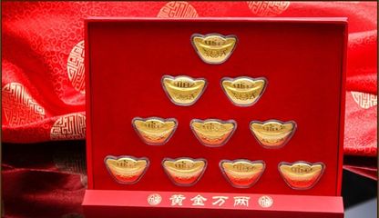 Hộp Quà Tặng Kim Nguyên Bảo 24k Chính Hãng - Quà Tặng Sang Trọng Cho Sinh Nhật, Ngày 8/3, Lễ Tết, Biểu Tượng Tình Yêu