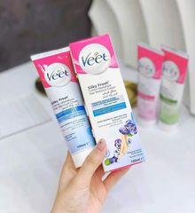 Kem Tẩy Lông Veet Silky Fresh 100ml - Dành Cho Da Nhạy Cảm, Tẩy Lông Nhanh Không Đau, Tiện Lợi Tại Nhà