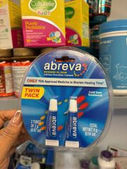 Kem Bôi Mụn Rộp Quanh Miệng Abreva - Hỗ Trợ Làm Lành Vết Loét Do Virus Herpes Simplex, Giảm Đau Ngứa, 10% Docosanol