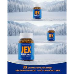 Combo Viên Uống JEX 60 Viên Giảm Đau - Bảo Vệ Xương Khớp, Tặng Kèm Hộp 15 Viên - Bổ Trợ Sức Khỏe Cho Người Cao Tuổi và Vận Động Viên