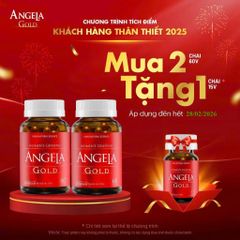 Combo 2 Hộp Viên Uống Angela Gold 60V Tăng Cường Sinh Lý Nữ - Hỗ Trợ Cân Bằng Hormone Từ Thiên Nhiên